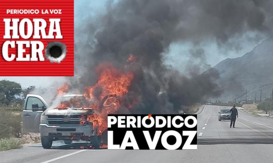 Infierno sobre ruedas, Arde camioneta en la 30