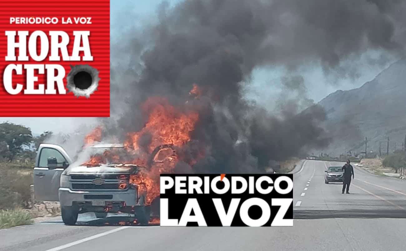 Infierno sobre ruedas, Arde camioneta en la 30
