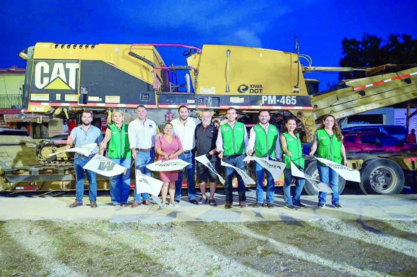 Carlos Villarreal y Manolo Jiménez fortalecen infraestructura vial en Monclova