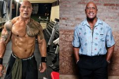 Dwayne Johnson impacta con su transformación en el Festival de Venecia