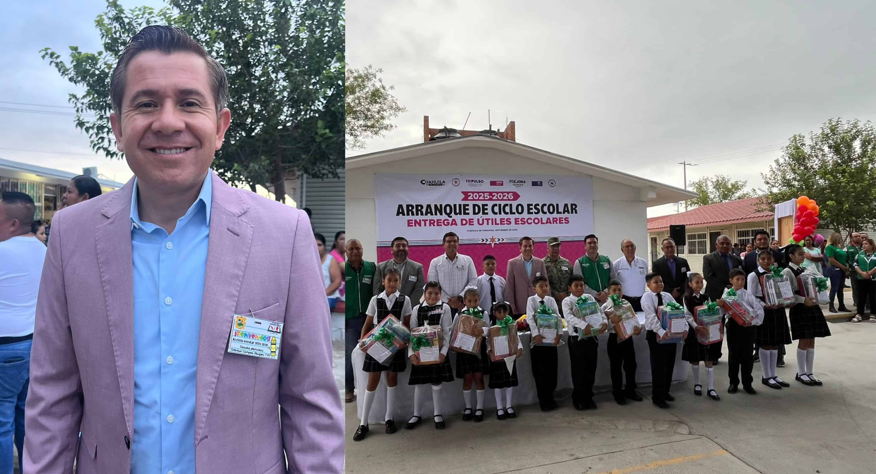 Arranca el ciclo escolar en Ciudad Acuña con aulas completas y mejoras educativas