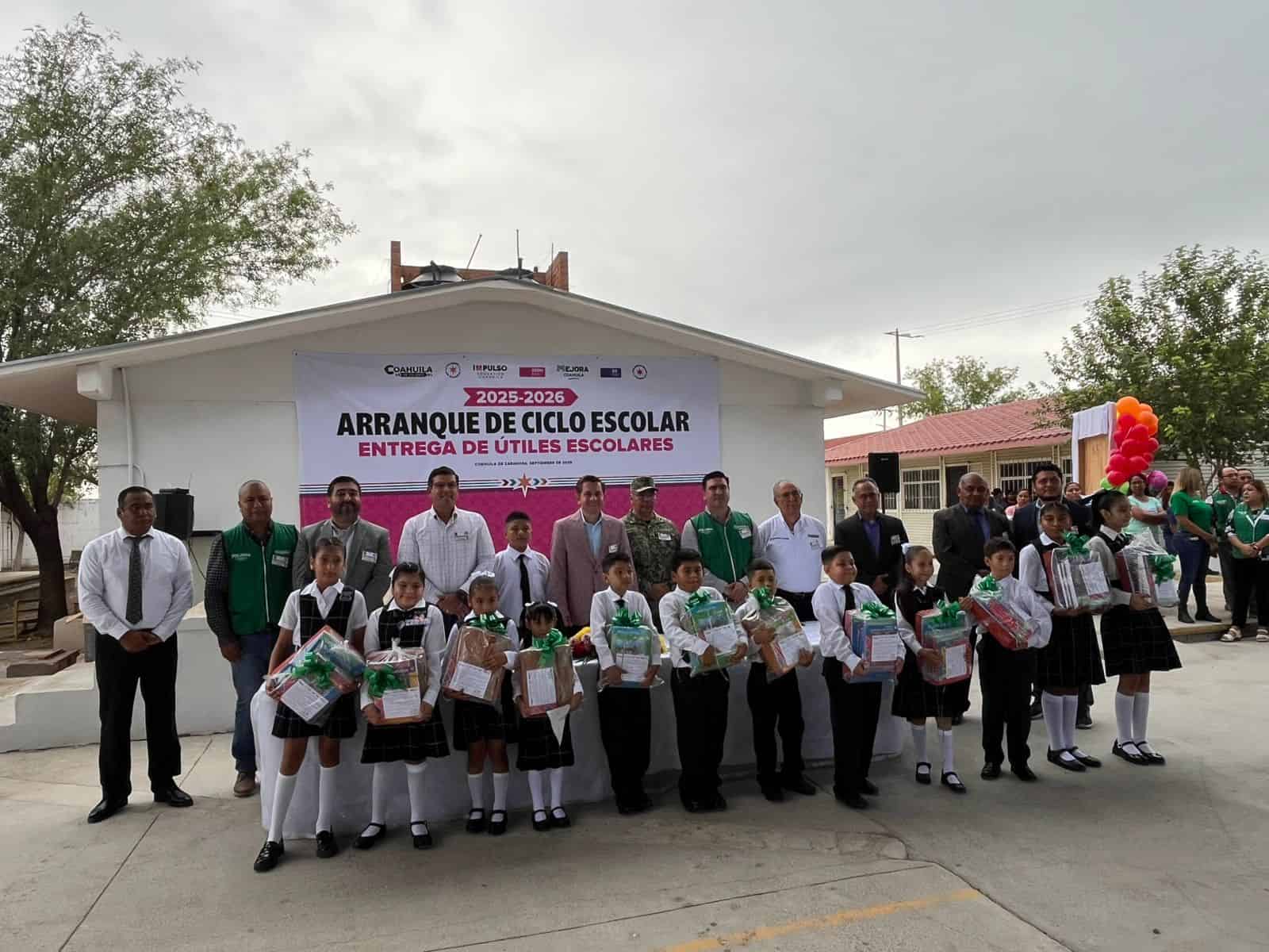 Arranca el ciclo escolar en Ciudad Acuña con aulas completas y mejoras educativas