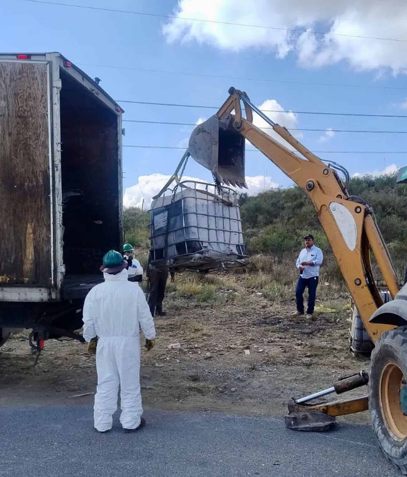 Pilas alcalinas retiradas de tiradero clandestino en Cañada Ancha