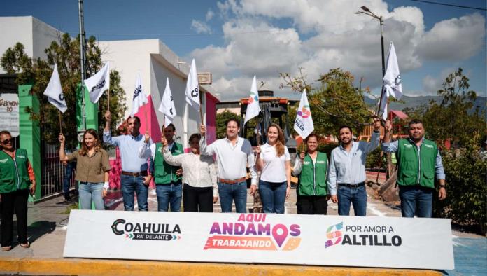 Javier Díaz González impulsa rehabilitación en colonia Satélite Sur