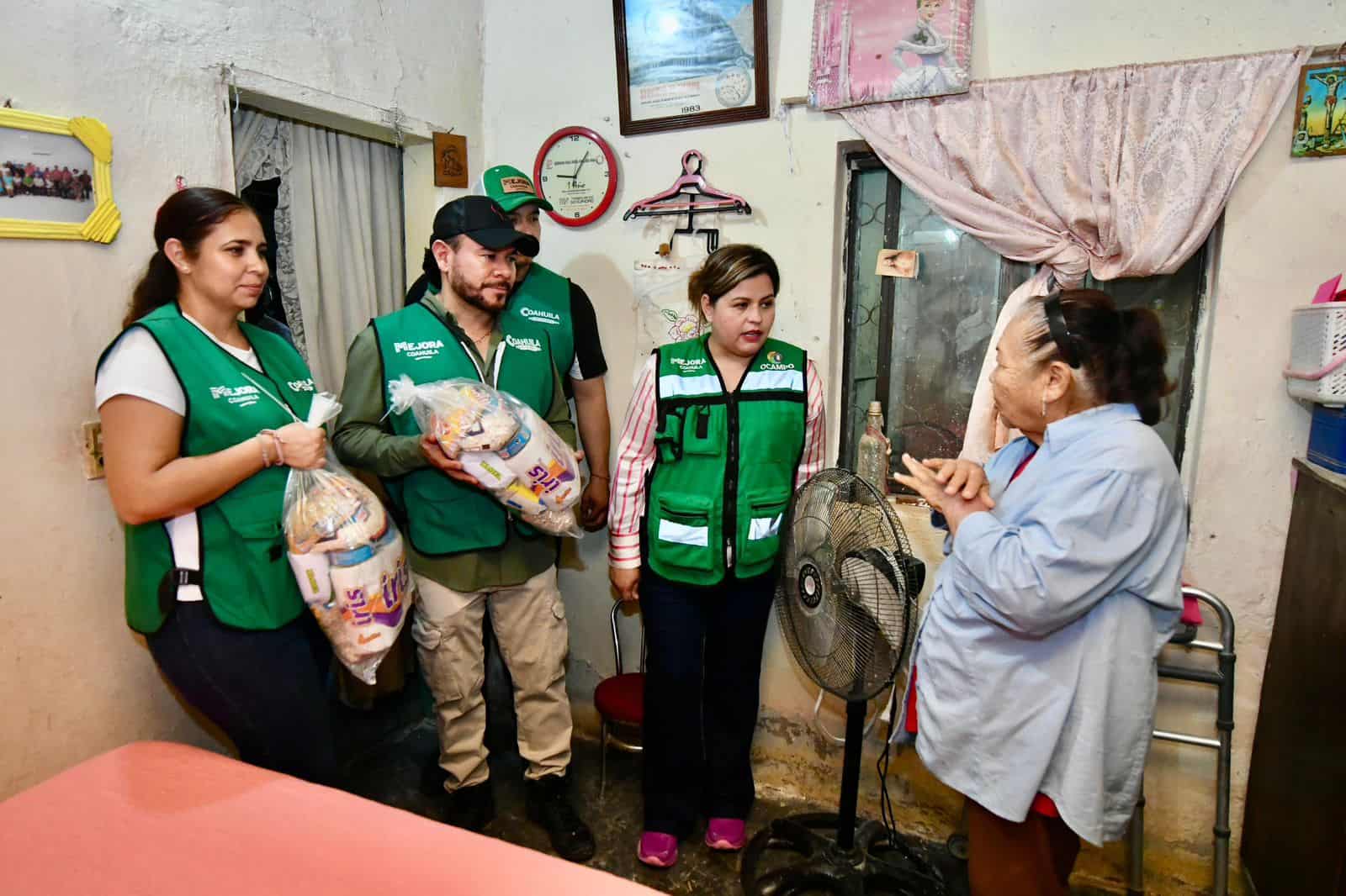 Apoyo a familias afectadas por desbordamiento en Ejido Chulavista