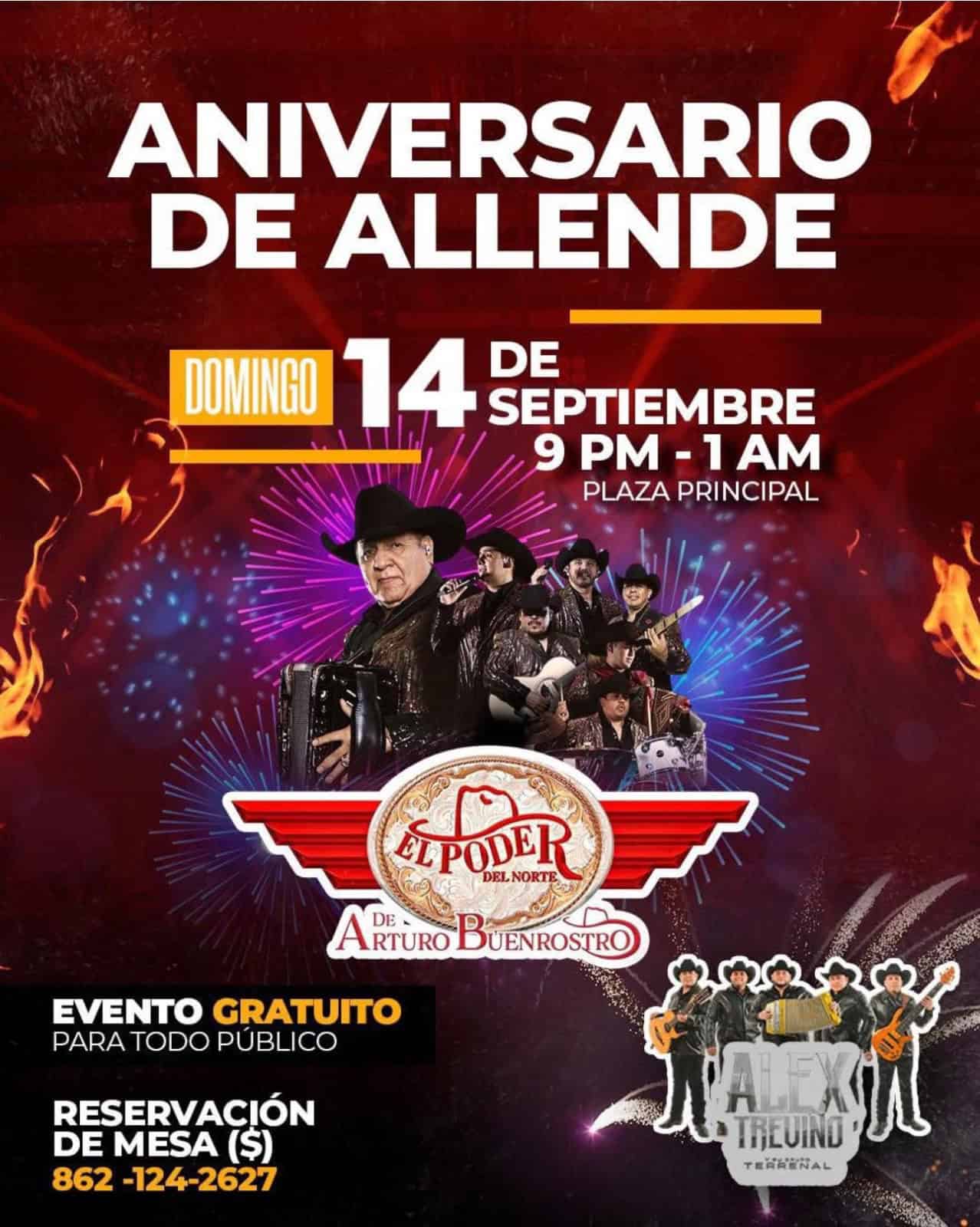 Polémica en Allende por cobro de mesas VIP en festejos patrios