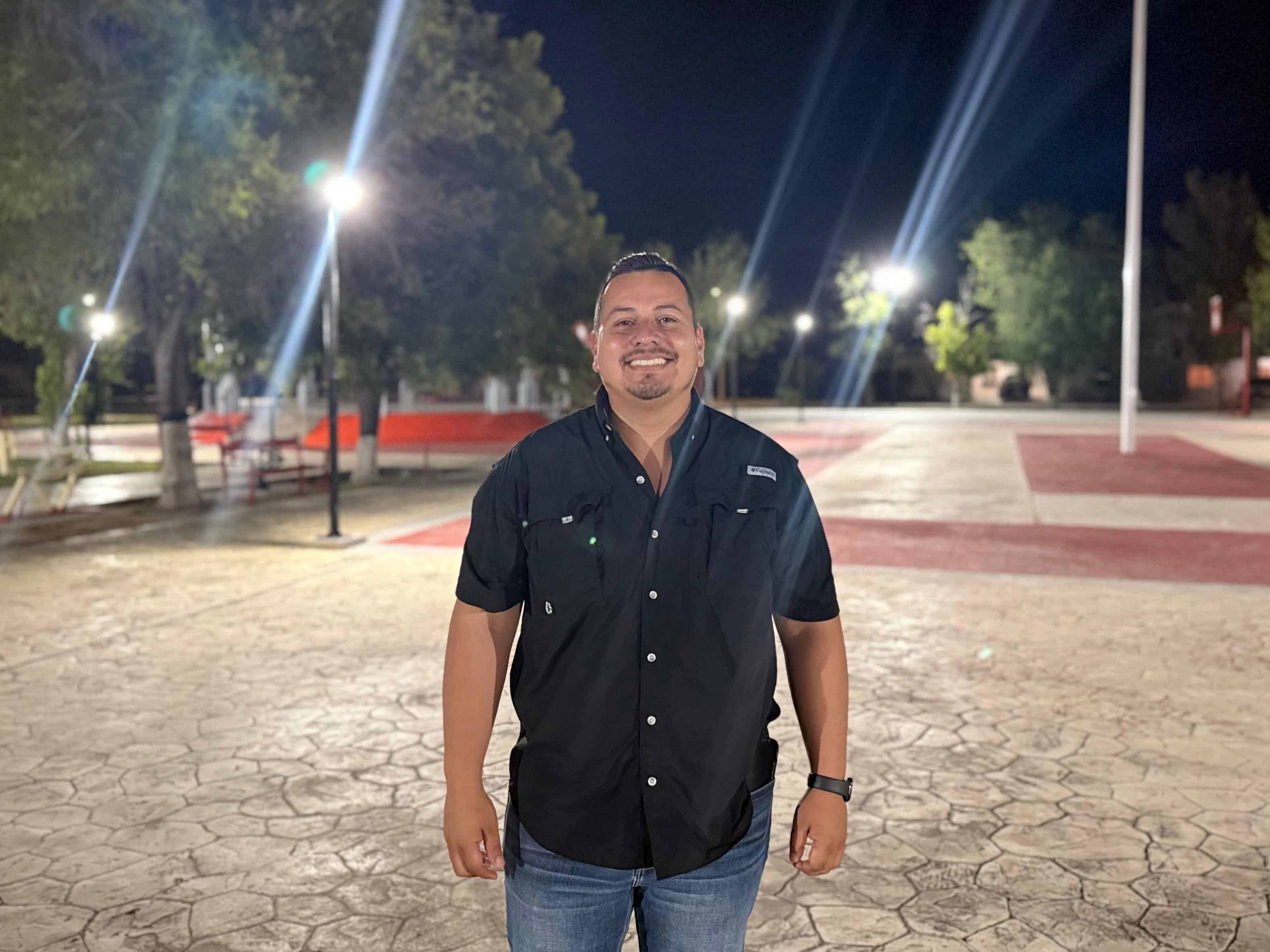 Alcalde Juvenil de San Buenaventura Mejora Plaza Prudencio Garza