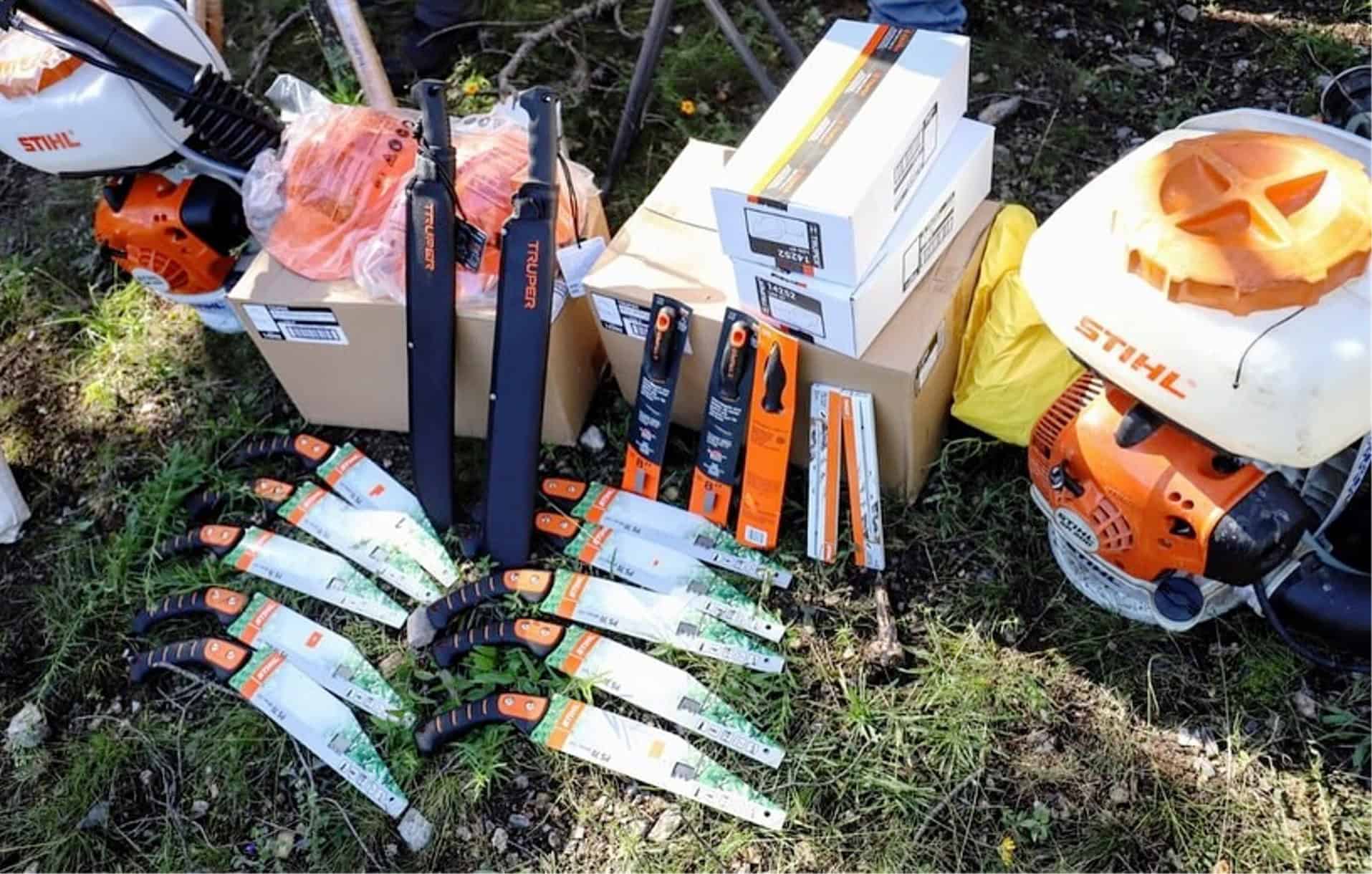 Brigadistas de Arteaga reciben apoyo con equipo especializado para combatir incendios forestales