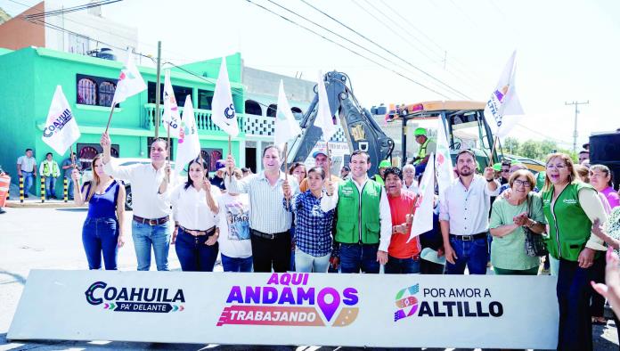 Alcalde de Saltillo Inicia Repavimentación con Concreto Hidráulico