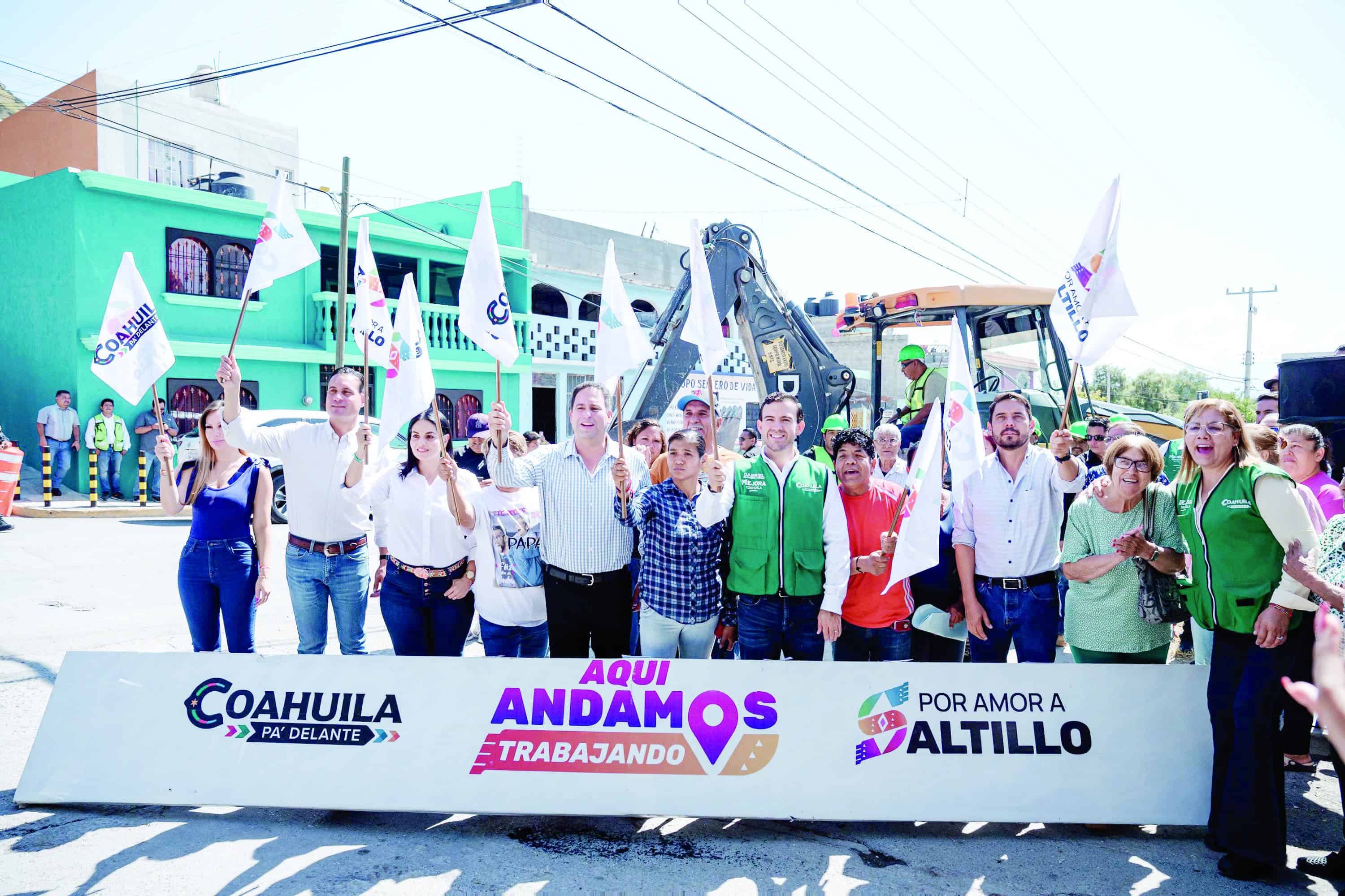 Alcalde de Saltillo Inicia Repavimentación con Concreto Hidráulico