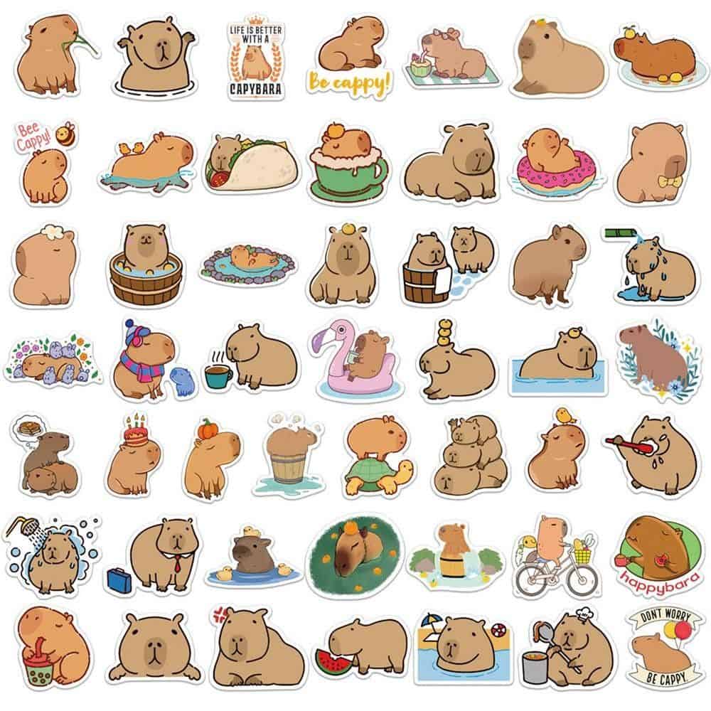 Advertencia por stickers de Capibara inapropiados para niños