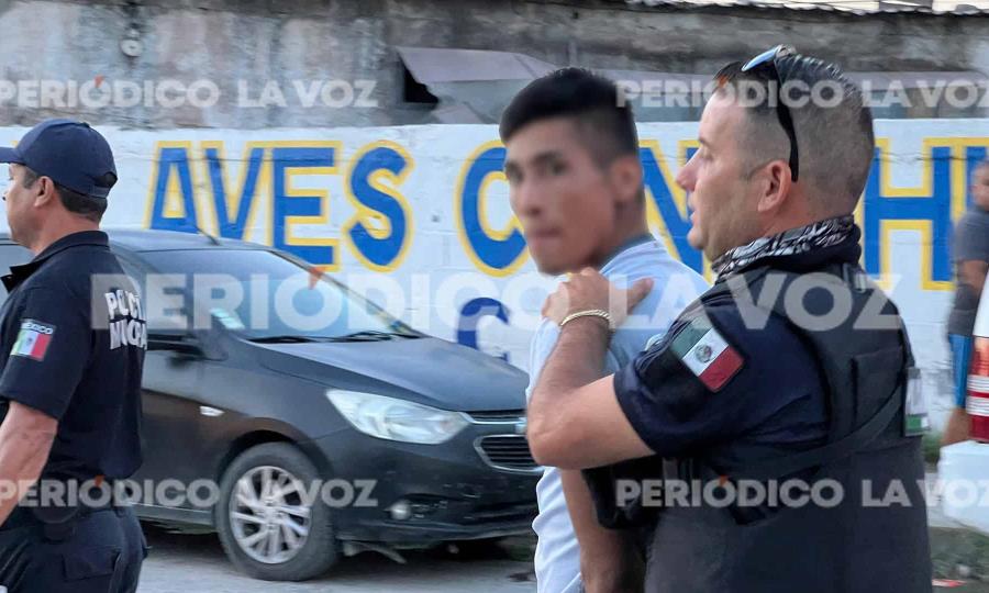 Intruso sorprendido en domicilio de la colonia Continental
