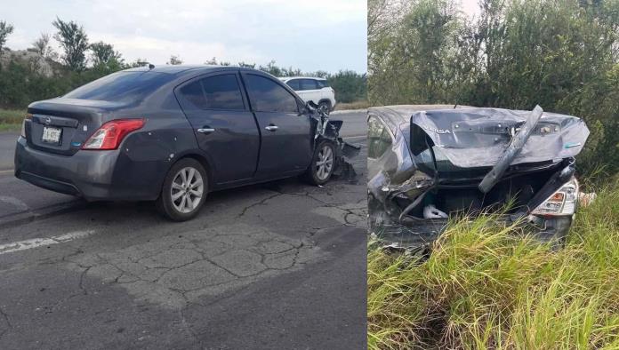 Accidente en la carretera 57 deja un lesionado en Las Capillas de Cloete