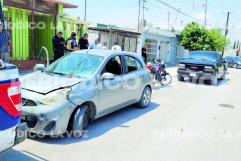 Motociclista derribado por automóvil en Frontera, Coahuila