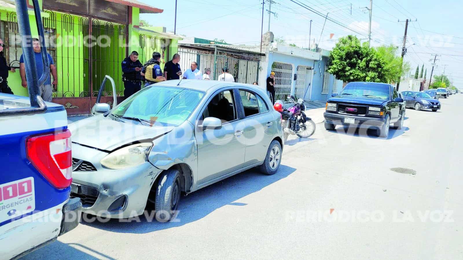 Motociclista derribado por automóvil en Frontera, Coahuila