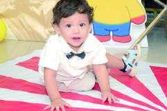 Familia Pineda celebra el bautismo de Joakim Rodríguez con alegría