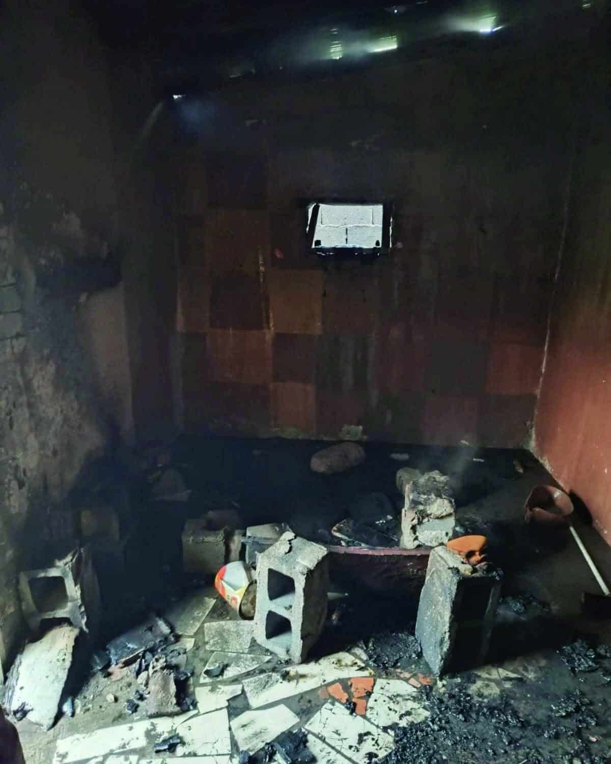 Moviliza incendio cuerpos de rescate