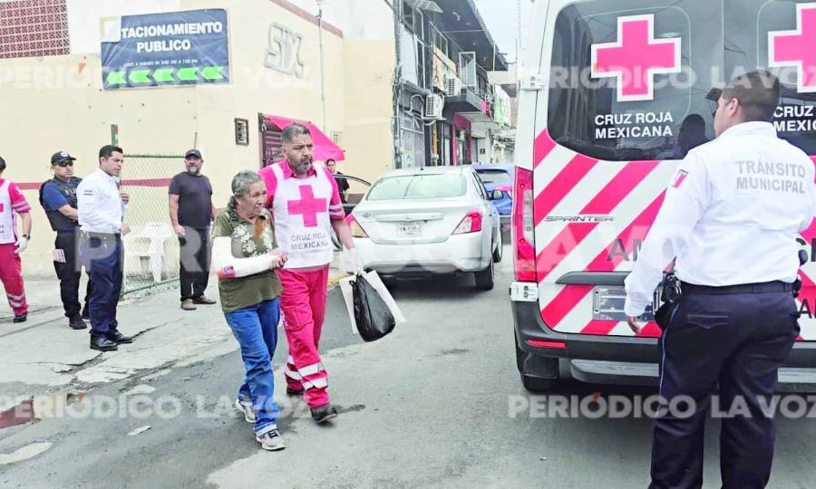 Investigación en curso tras accidente de mujer mayor en Monclova
