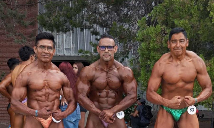 Atleta Emilio García Hernández destaca en competencia de fisicoculturismo