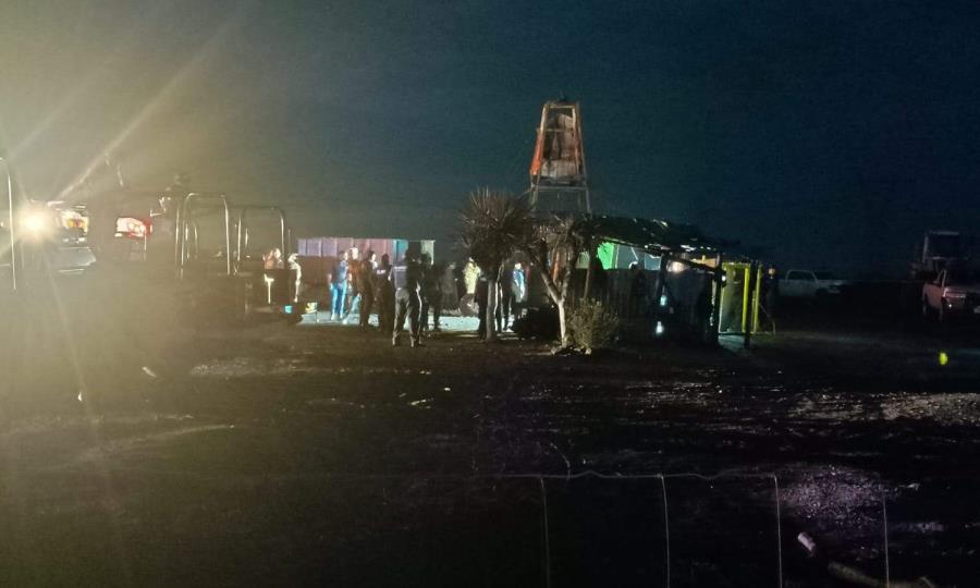 Exitoso rescate de trabajadores atrapados en mina de carbón en Sabinas