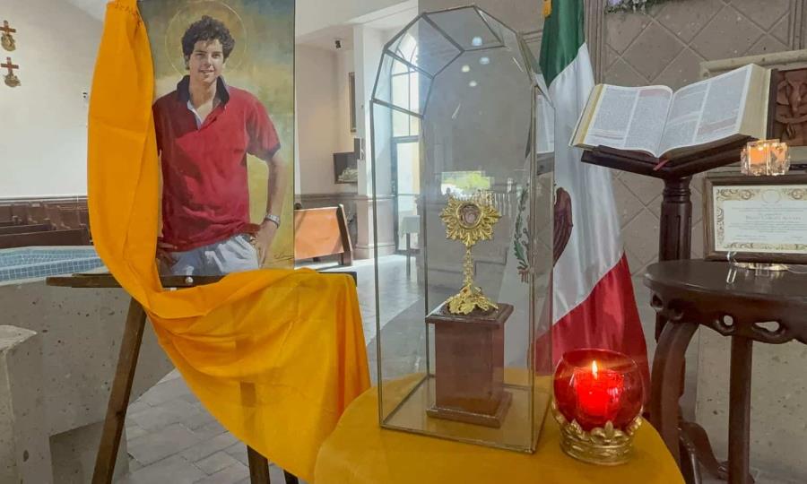 Carlo Acutis: joven canonizado, patrono de Internet, llega a Monclova
