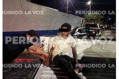 Carlos asegurado por Policía Municipal en Monclova
