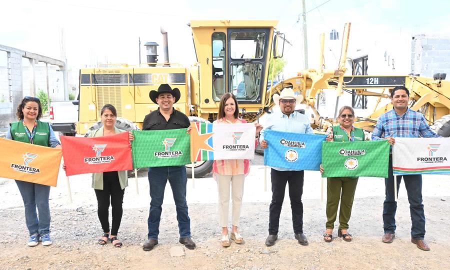 Vecinos de colonia Héroes de Nacozari se benefician de obra liderada por Alcaldesa Sari Pérez Cantú