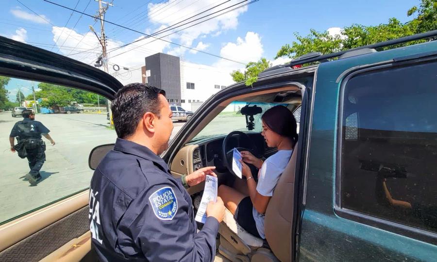 Laura Jiménez Gutiérrez lidera iniciativa de seguridad vial en Múzquiz