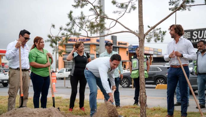 Alcalde de Saltillo lidera plantación de 10 mil árboles en jornada verde