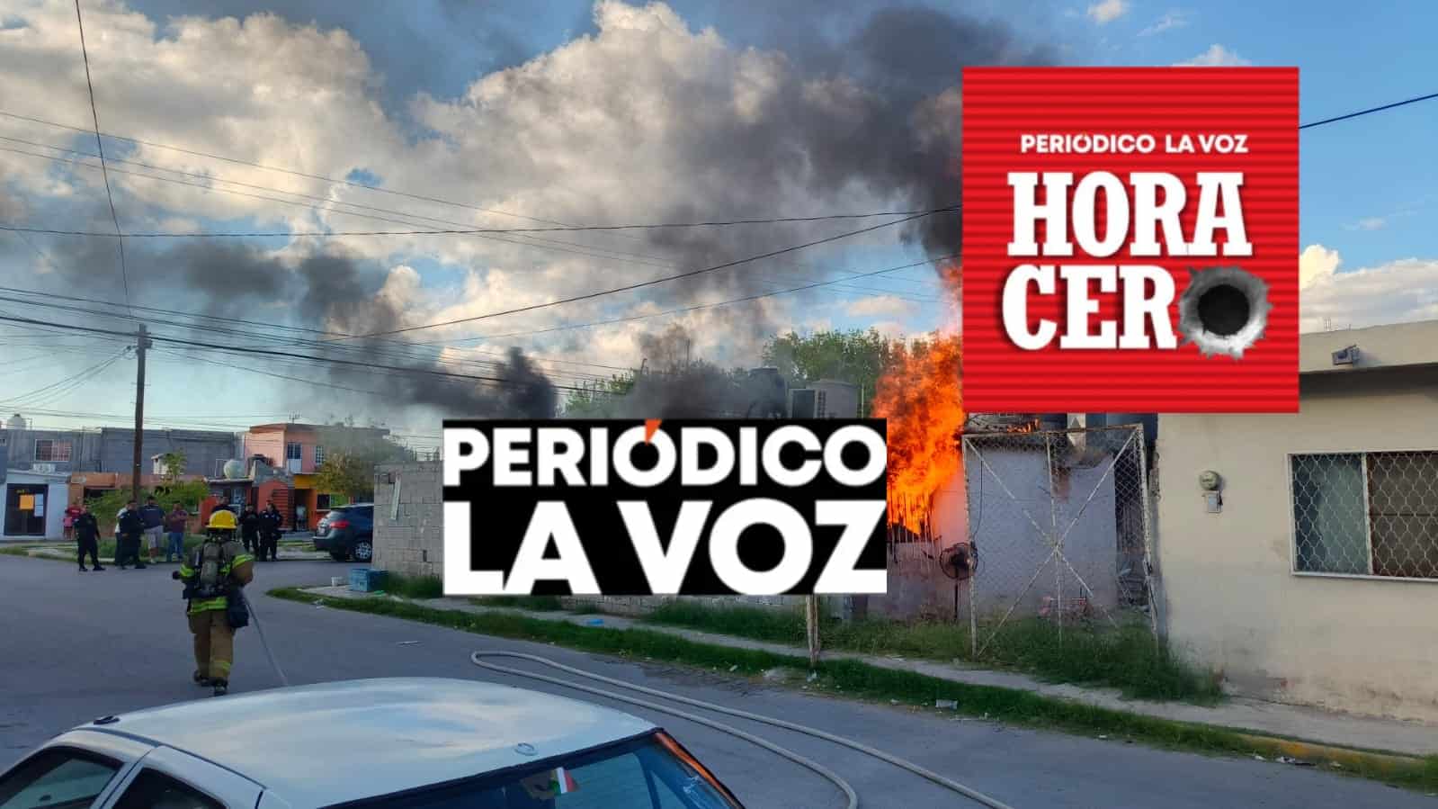 Bomberos sofocan incendio que consumió casa en Frontera