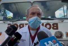 Joven se autolesiona Extremidad inferior