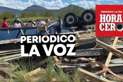Trailero pierde la vida en volcadura en carretera estatal de Coahuila