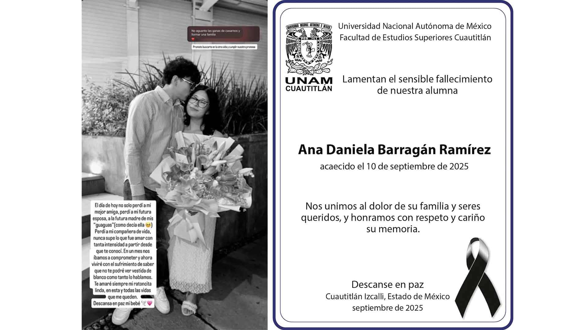 Confirman fallecimiento de estudiante de la UNAM herida en la explosión de Iztapalapa