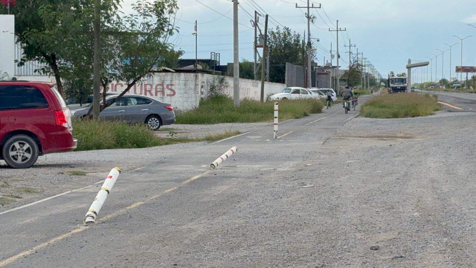 Alcaldesa de Frontera denuncia Daños en Ciclovía de la Carretera 30