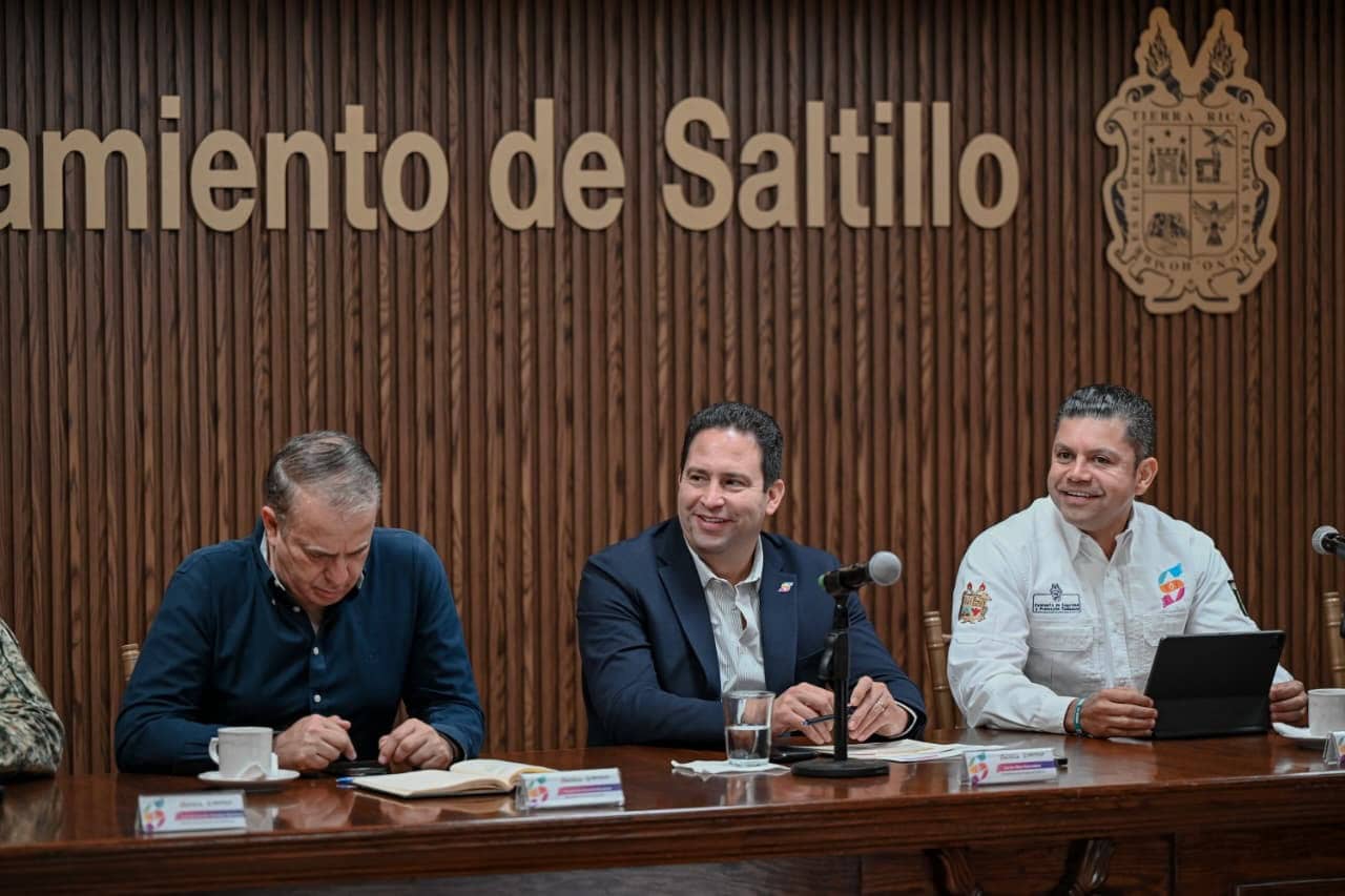 Autoridades de Saltillo coordinan acciones para garantizar seguridad en eventos
