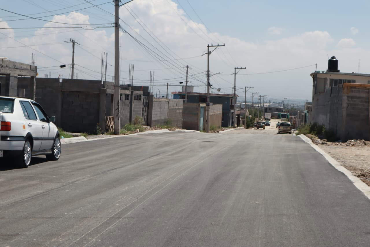 Avanza obra de pavimentación en colonia La Gloria de Saltillo