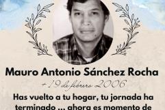 Regresan a casa restos mortales de Mauro Sánchez, víctima de Pasta de Conchos