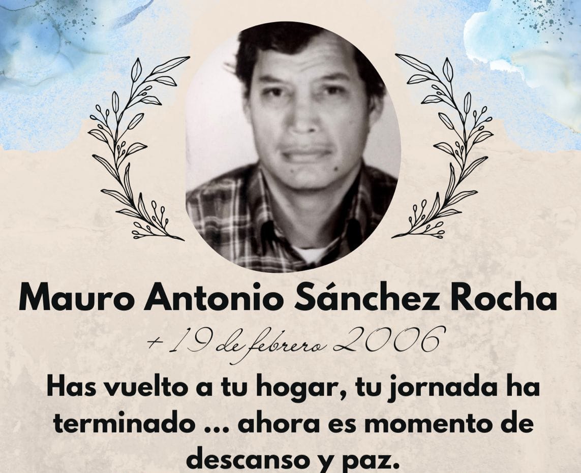 Regresan a casa restos mortales de Mauro Sánchez, víctima de Pasta de Conchos