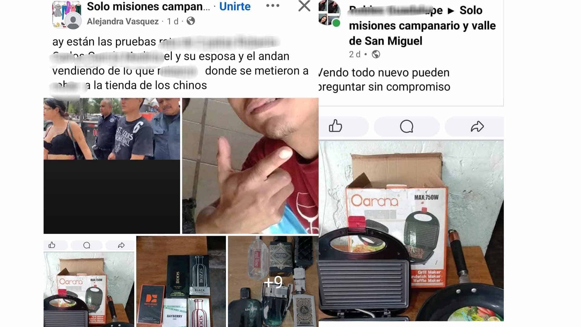Polémica por mercancía robada en tienda BAIMA