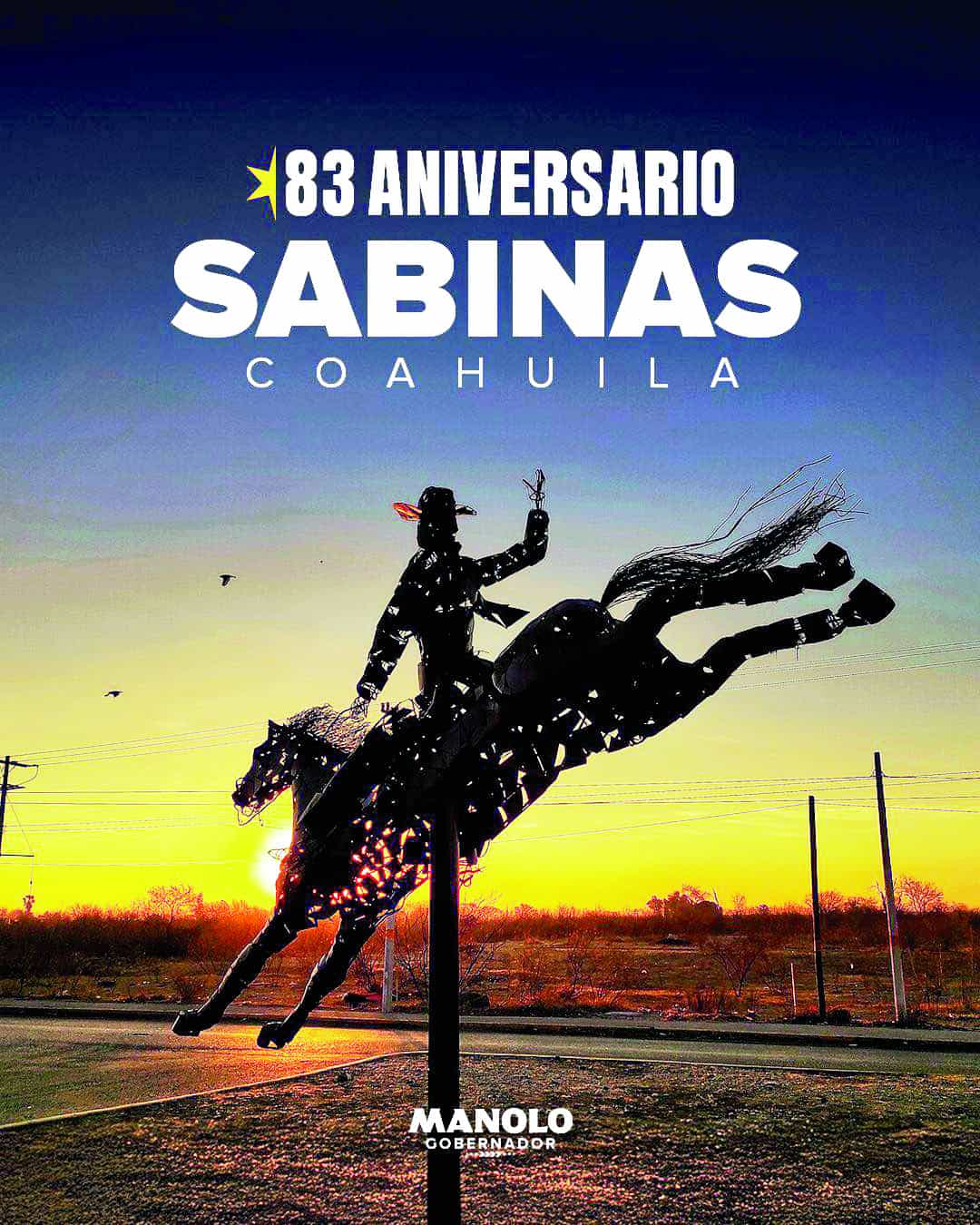 Feria emblemática y orgullo sabinense en el 83 aniversario de Sabinas