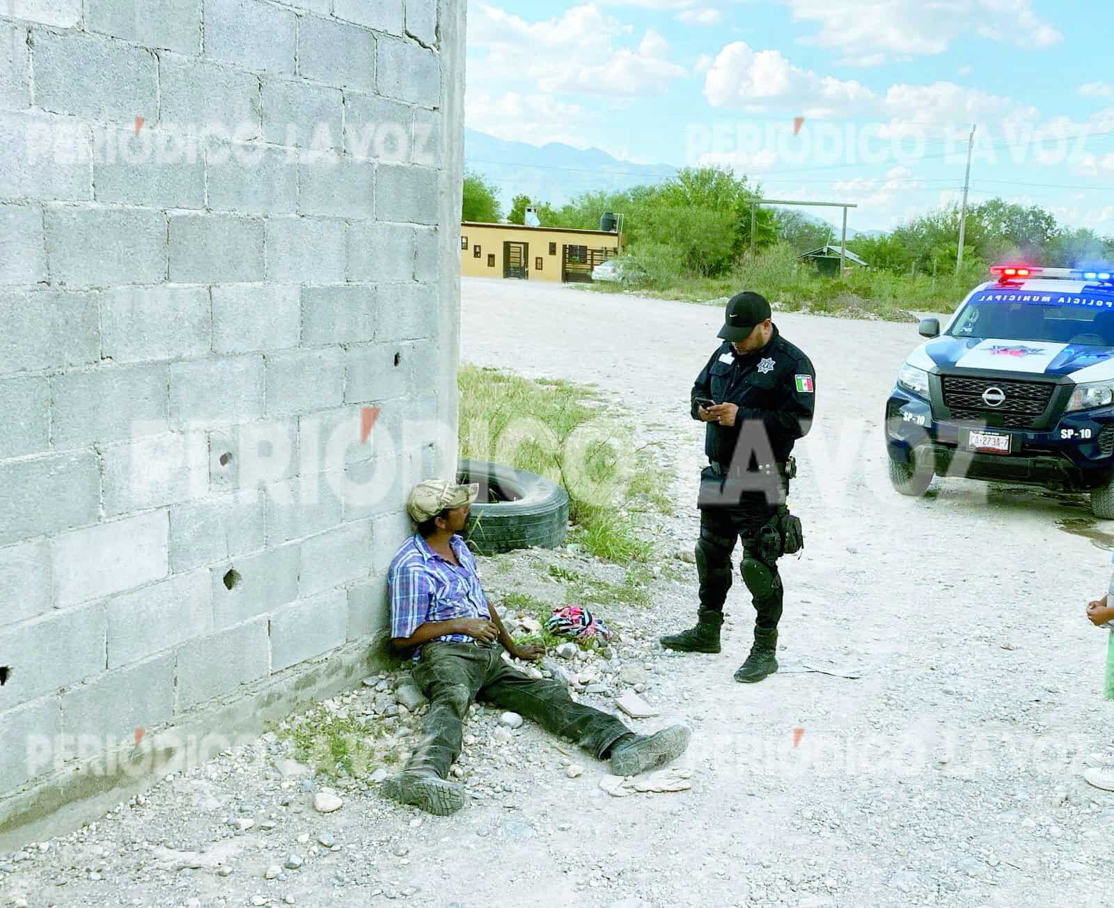 Intervención policial por individuo ebrio en Castaños