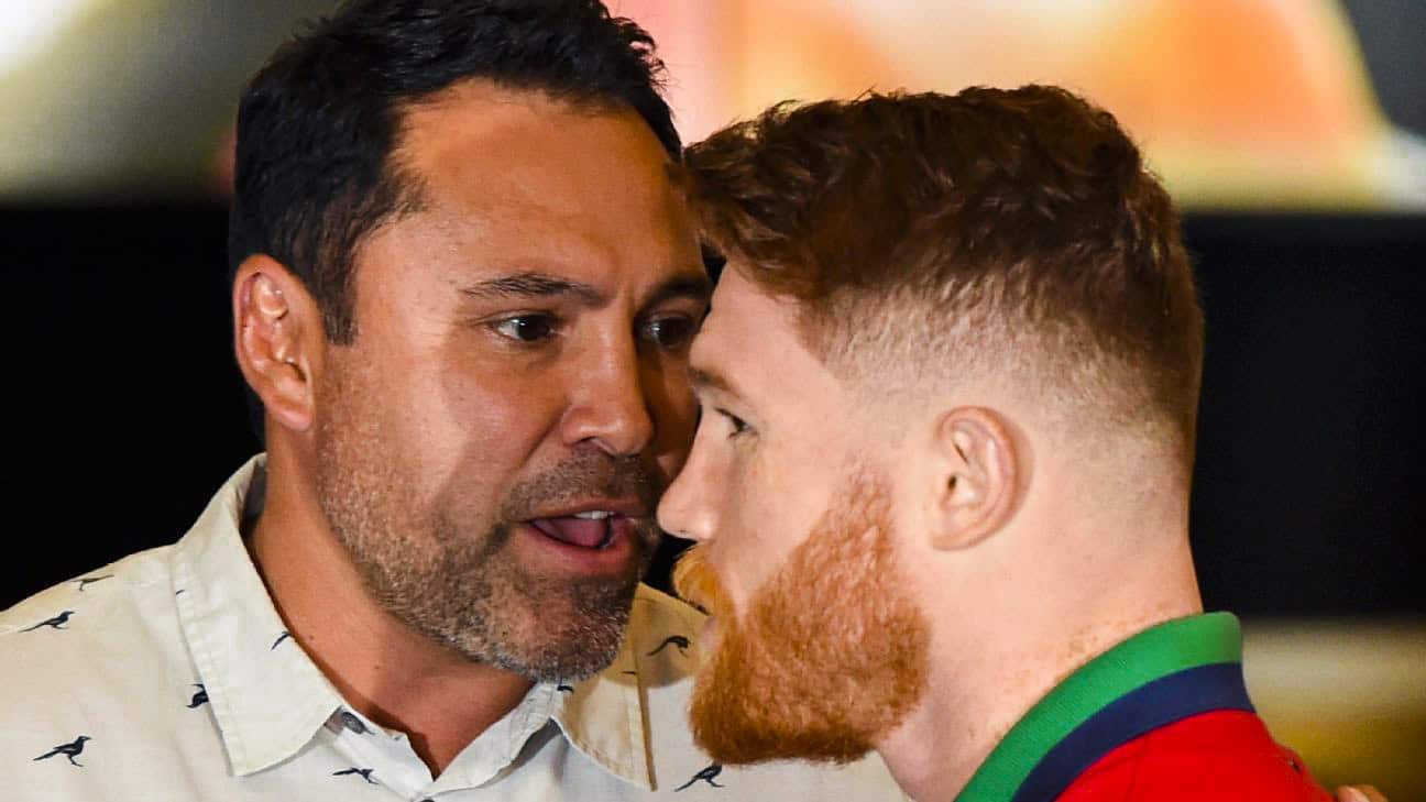 Óscar de la Hoya se burla de Canelo tras derrota ante Crawford: "¡Te lo dije!"