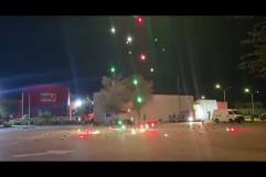 Choque entre drones suspende show en Macroplaza de Piedras Negras