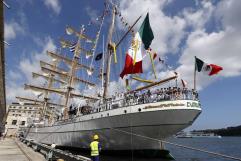 Buque Escuela Cuauhtémoc retoma viaje a México tras accidente en Nueva York