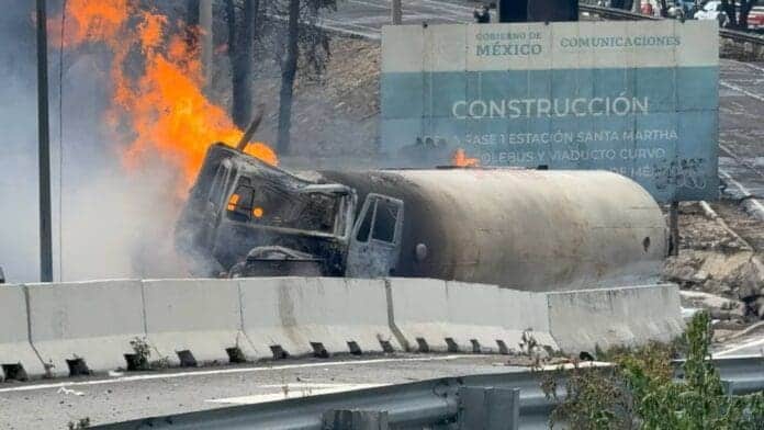 Fallece conductor de pipa de gas en tragedia de Iztapalapa