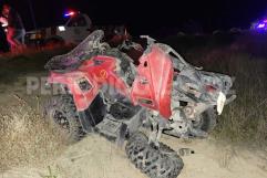 Motociclista resulta herido tras ser embestido en camino rural de Ocampo.