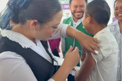Sara Irma Pérez Cantú amplía vacunación VPH a alumnos varones en Frontera