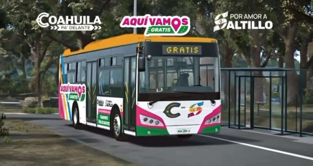 Alberto Hurtado apoya programa de transporte gratuito en Saltillo