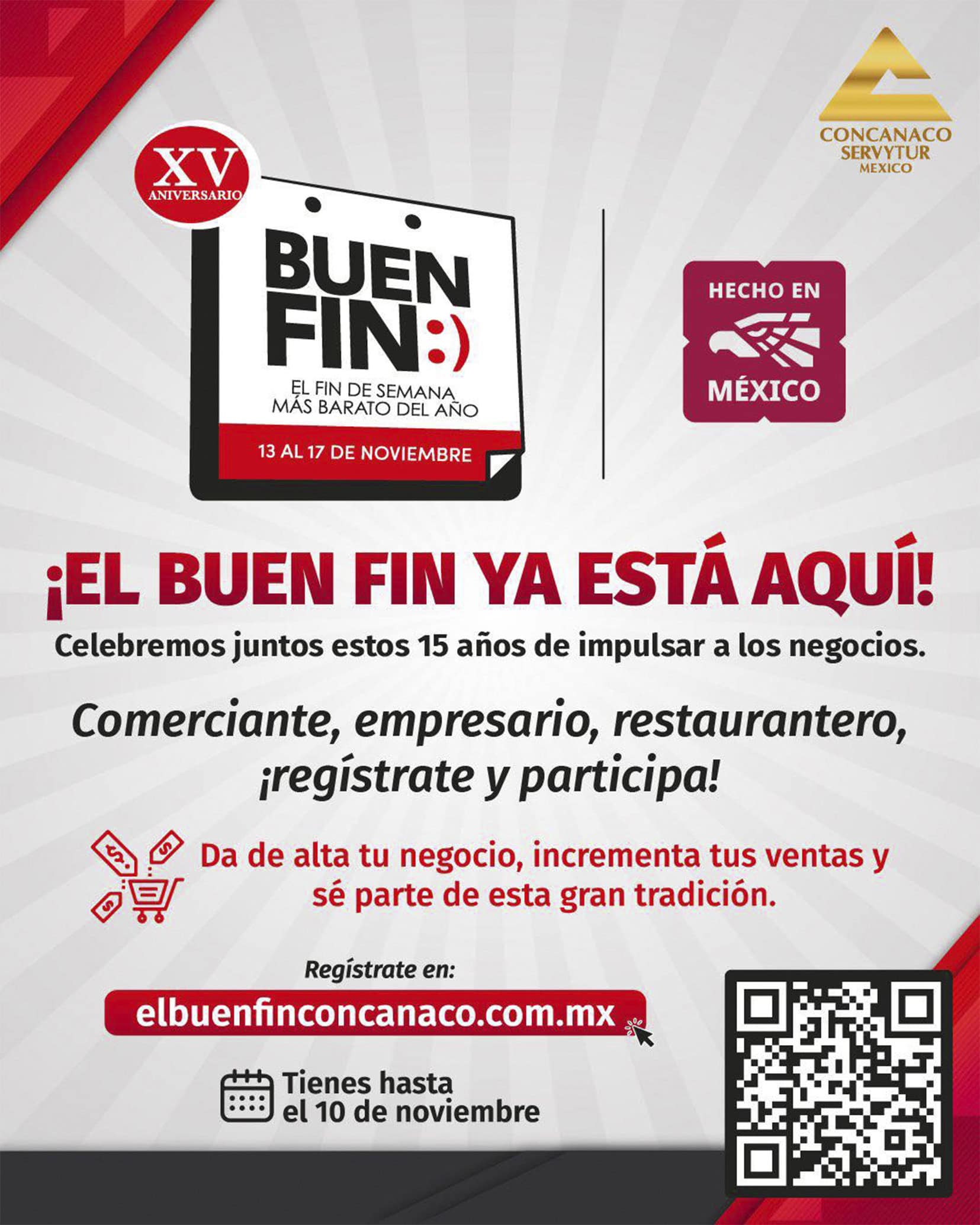 Abre CANACO registro  para El Buen Fin 2025