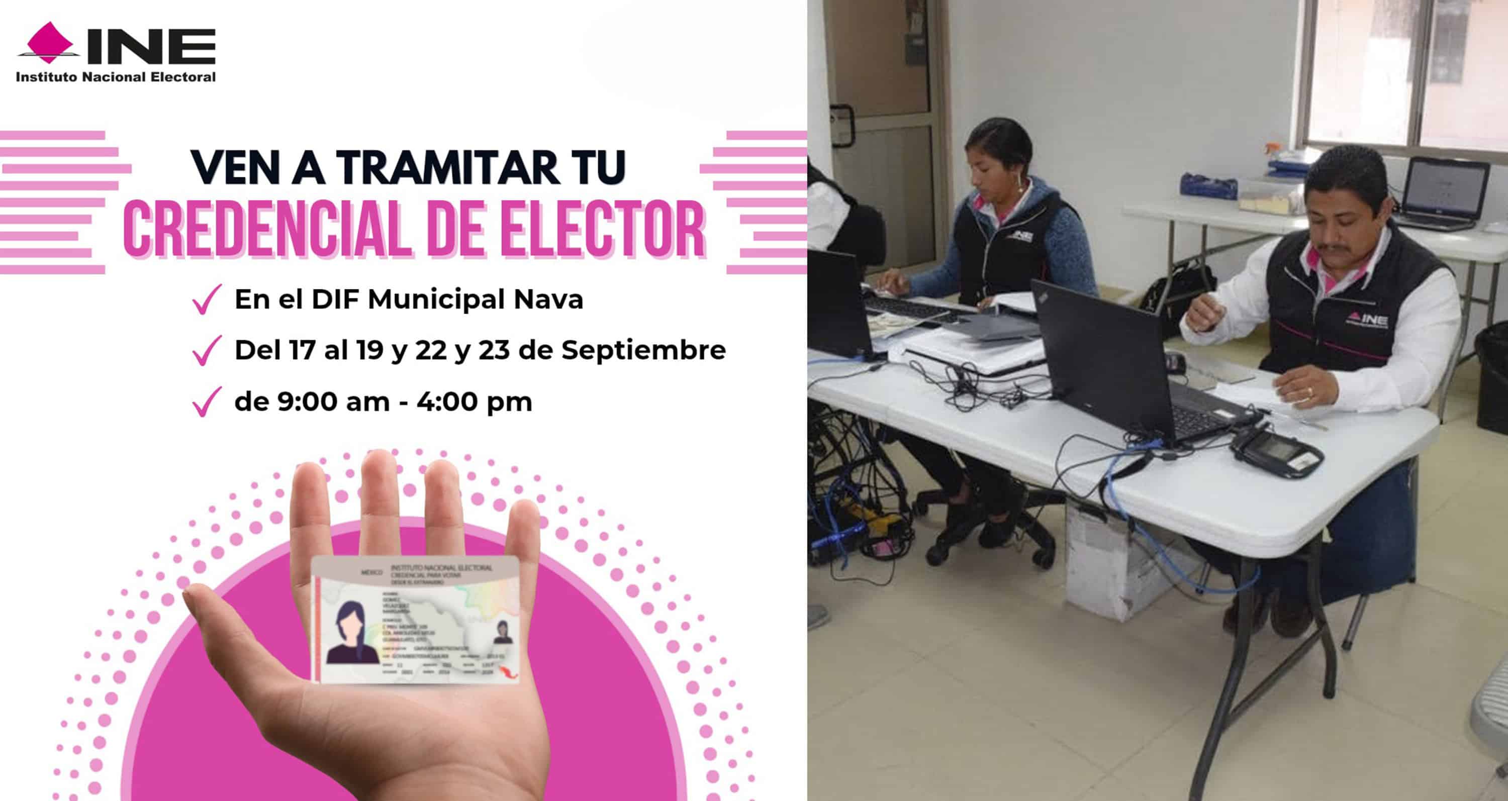 Instalan módulo del INE en Nava para trámites ciudadanos